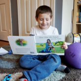 7 year old Matthew - The book made him smile  - Virginia